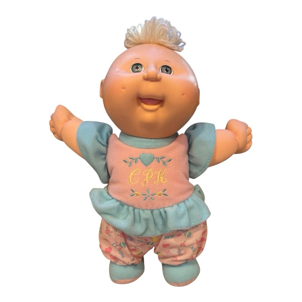 Cabbage‎ Patch Kids Little Lullabye Doll Blond With Blue Eyes